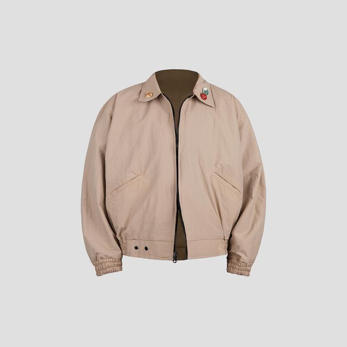 FAITH FADE x KEBAB MONSTER - Stained Reversible Jacket (Khaki)
