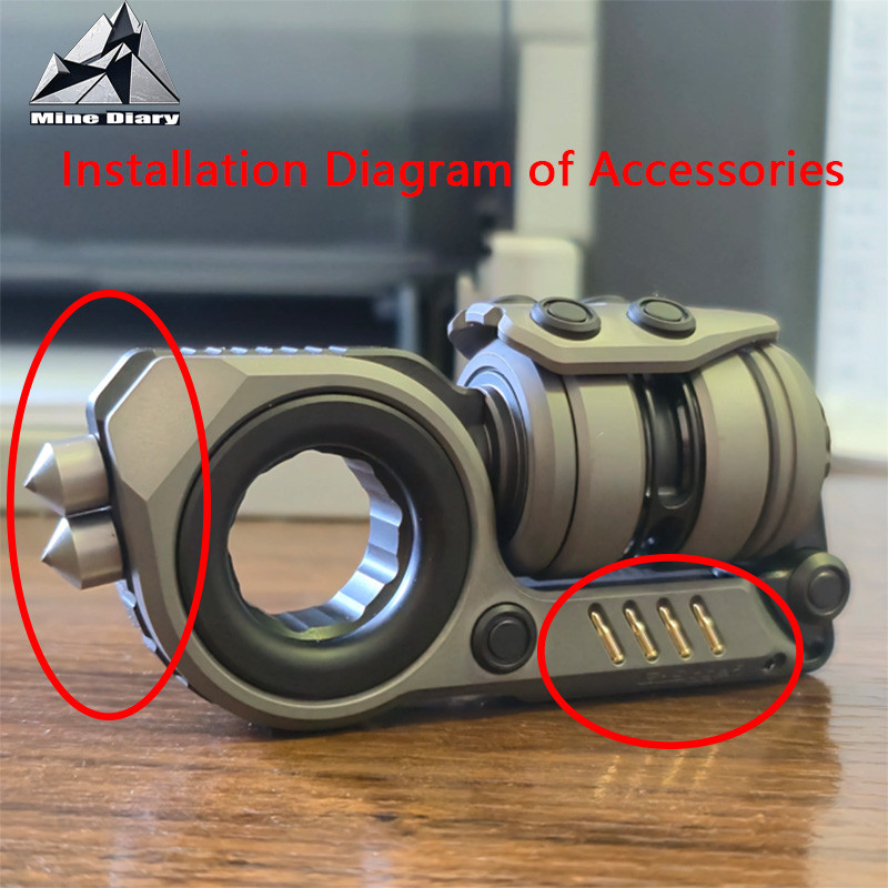 GoBiggeR Aurora Push Slider Parts Multi-functional Composite Module Toys EDC Slider Fidget Toy