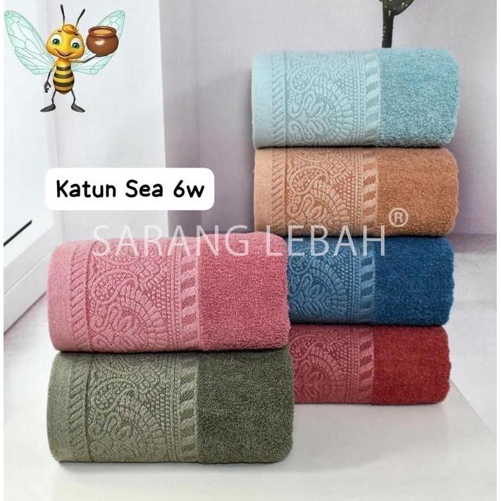JH Handuk Mandi Dewasa Uk 70x140 Sarang Lebah Katun