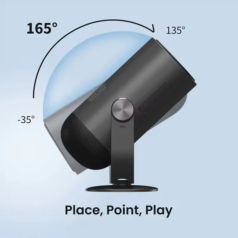 Dangbei Freedo 1080P HD Google TV Projector Portable DLP Home Theater Quality with Dolby Audio