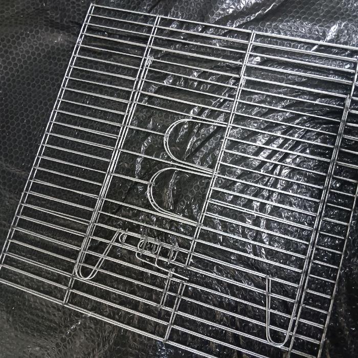 Panel Pintu Jarak Jeruji 2,5cm Uk 60x60 Panel Pintu Ayam Filipin Kate Dll untuk Kebutuhan Hewan