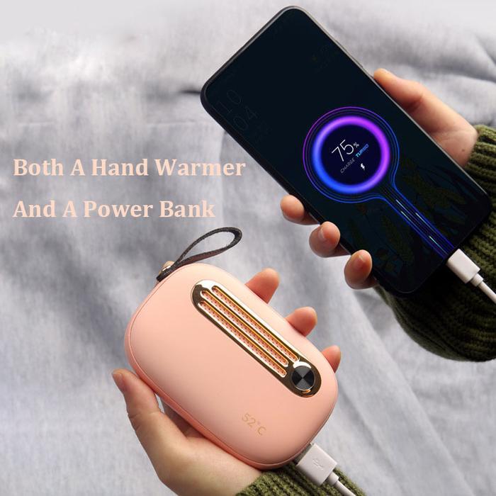 5000 MAH POWER BANKS DUAL OUTPUT POWER BANK FAST CHARGE PORTABLE POWER BANK WITH HAND WARMER