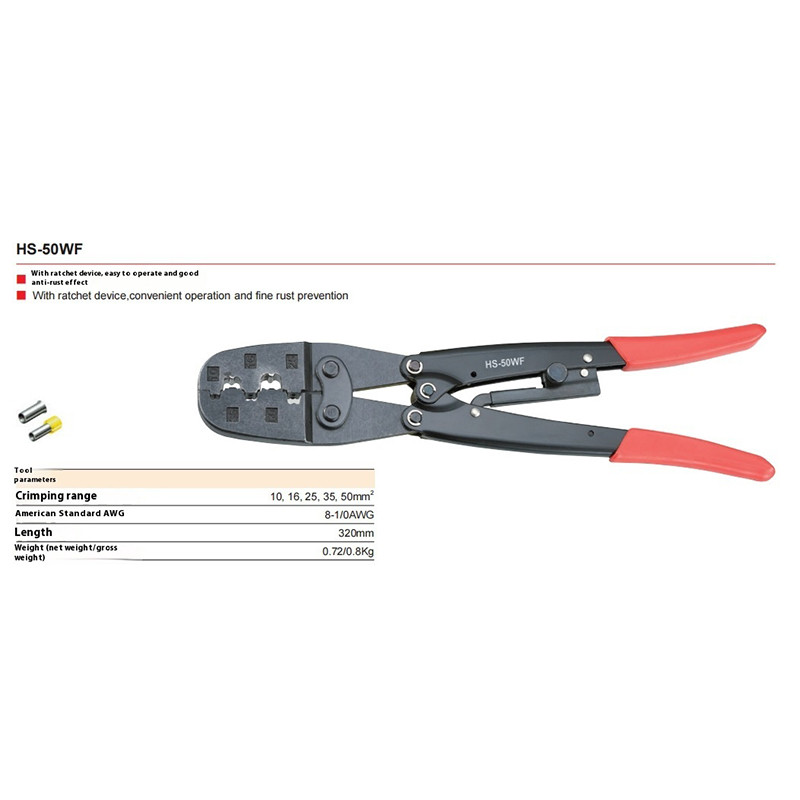 2024 Best Ratchet Terminal Crimping Pliers Tools Large Size Tube Terminal Crimping Pliers Electrical