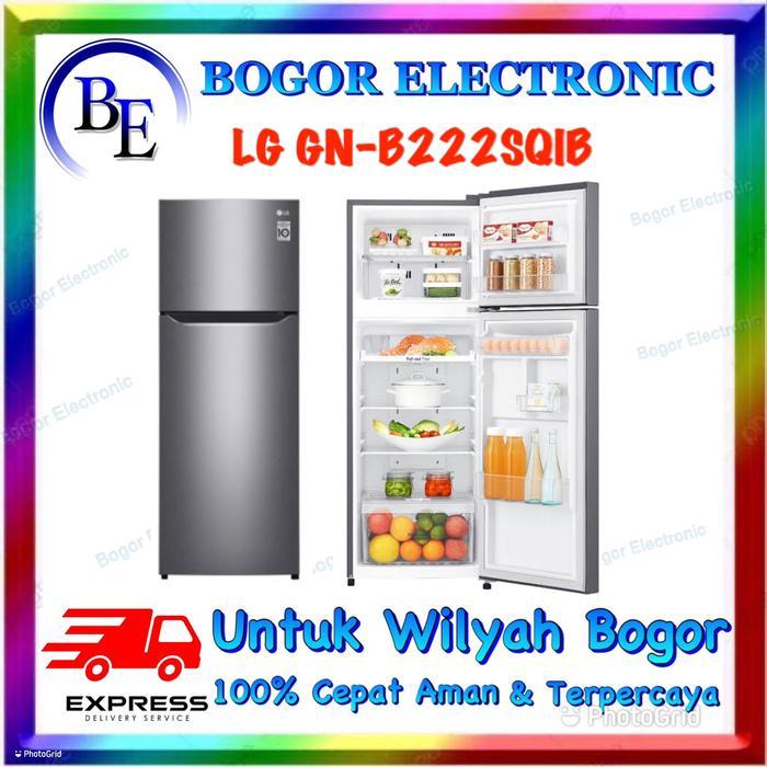 LG KULKAS 2 PINTU INVERTER | GN-B222SQIB | 222SQIB