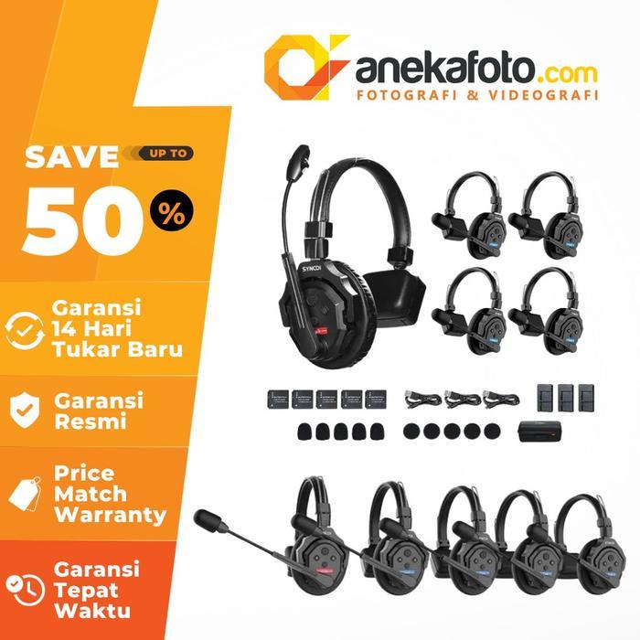 Synco X-Talk Wireless Intercom System Full-Duplex Black