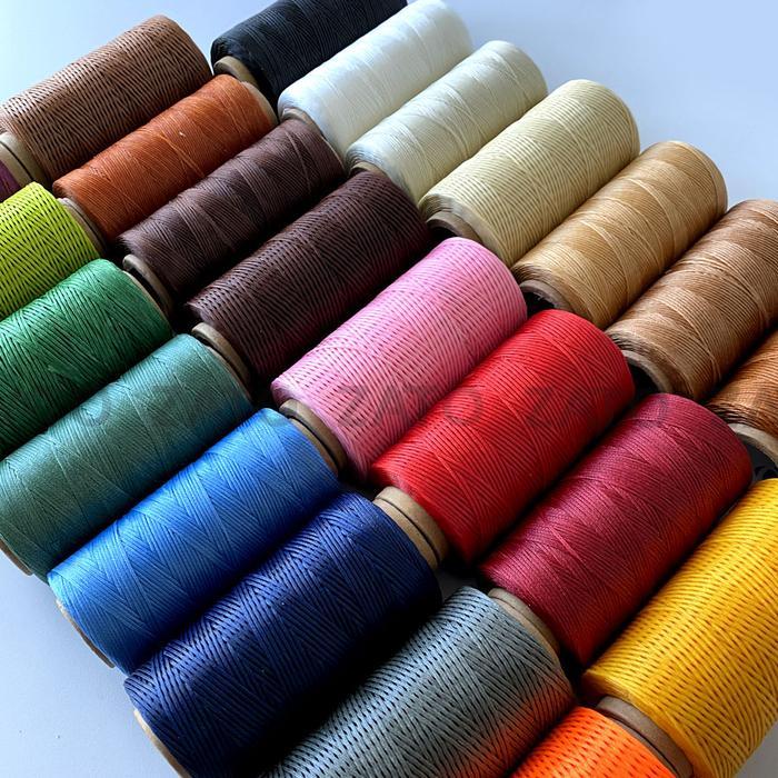 [] Waxed Leather Thread benang jahit kerajinan kulit Leather tools