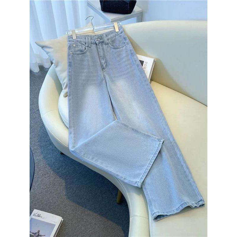 56YTS Celana Highwaist Celana Hitam Panjang Wanita Celana Baggy Pants Celana Kulot Jeans Wanita OOTD