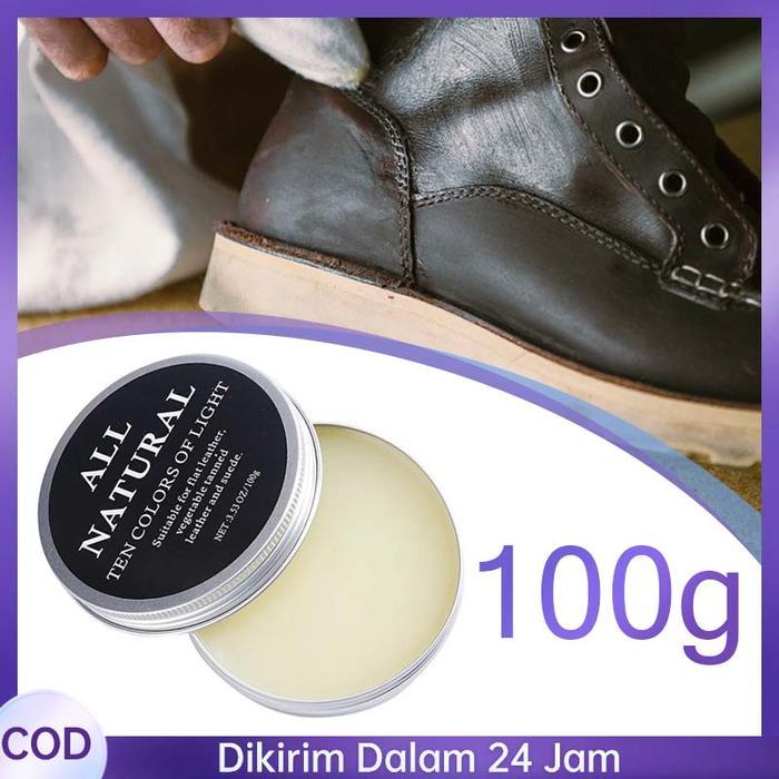 100Gr Leather Bal Semir Sepatu Perawatan Tas Kulit Semir Sepatu Kulit Balsam Polish Wax Cocok