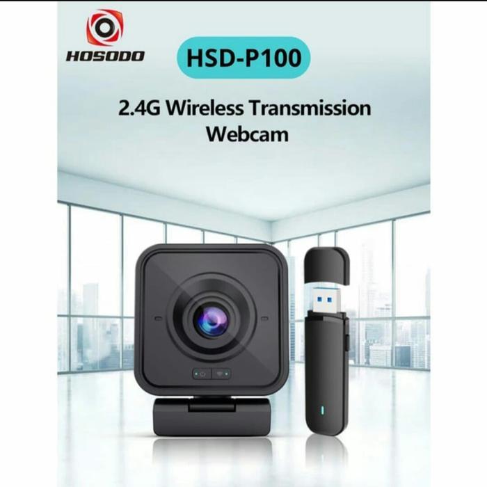 NEW HOSODO HSD -P100 WIRELESS WEBCAM FULL HD MEETING STREAMING