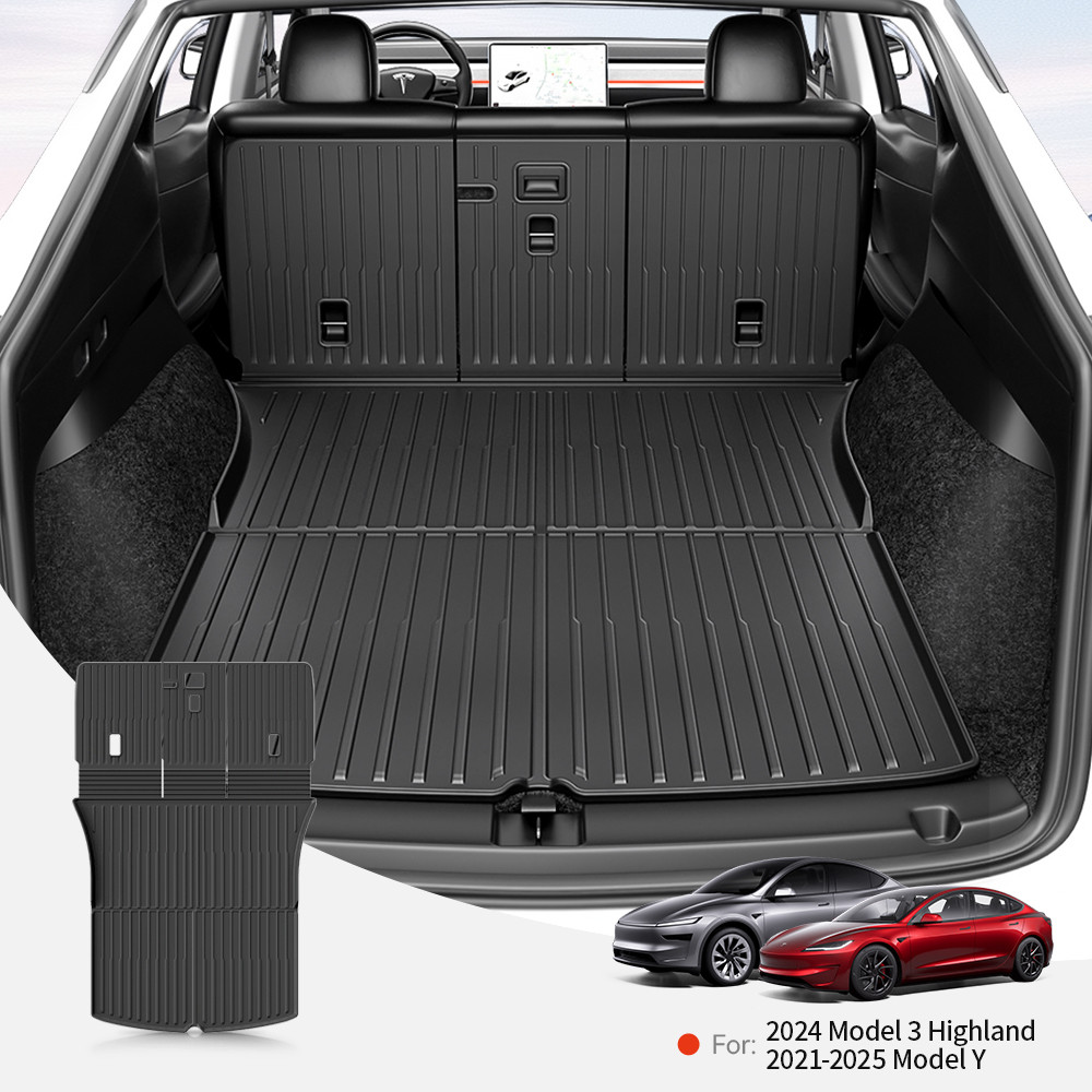 YZ For Tesla TPE Trunk mat Model 3 Y Highland 2021-2026 Car Four Seasons Waterproof Non-slip NEW TPE