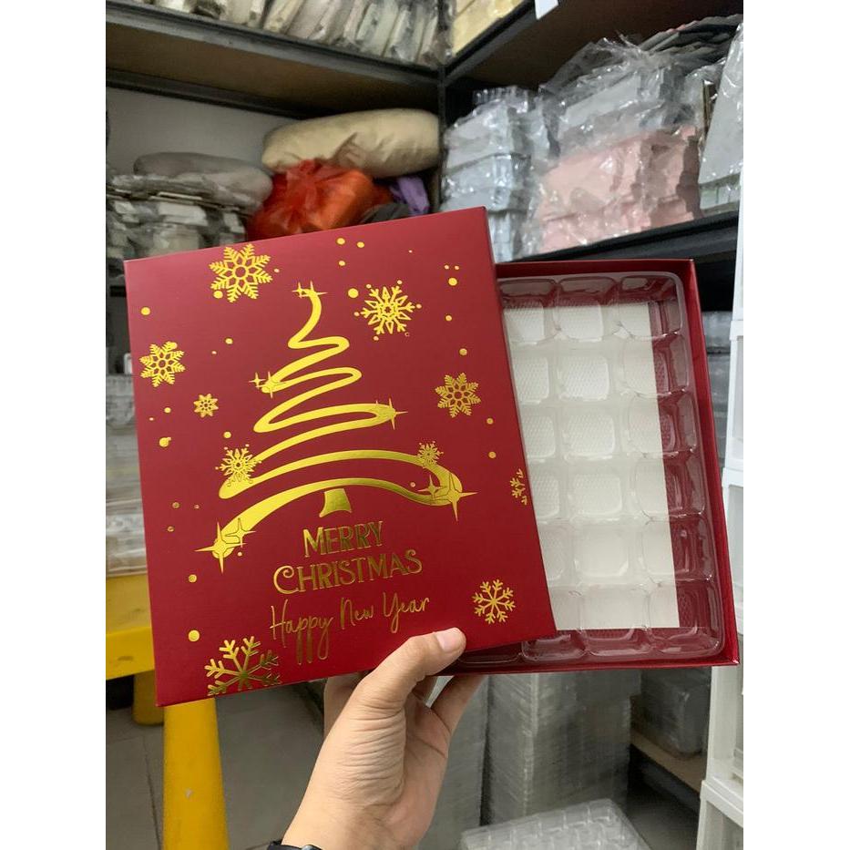 Stok Baru BOX PACKAGING KUE KERING NASTAR LAPIS LEGIT KEMASAN KUE KOTAK NATAL