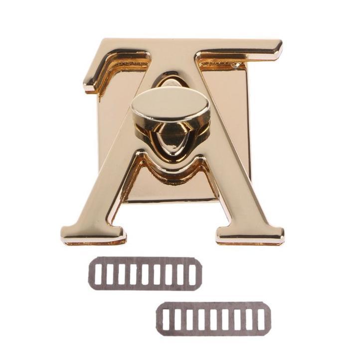 ORIGINAL Wer Kunci Putar Bentuk V Bahan Metal Untuk Tas Handbag / Dompet Diy READY STOCK