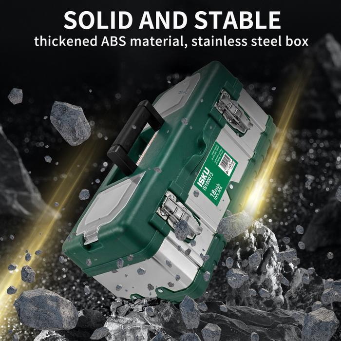 ISKU Tool box Besar 20 inch Kotak Perkakas Bahan Stainless Steel