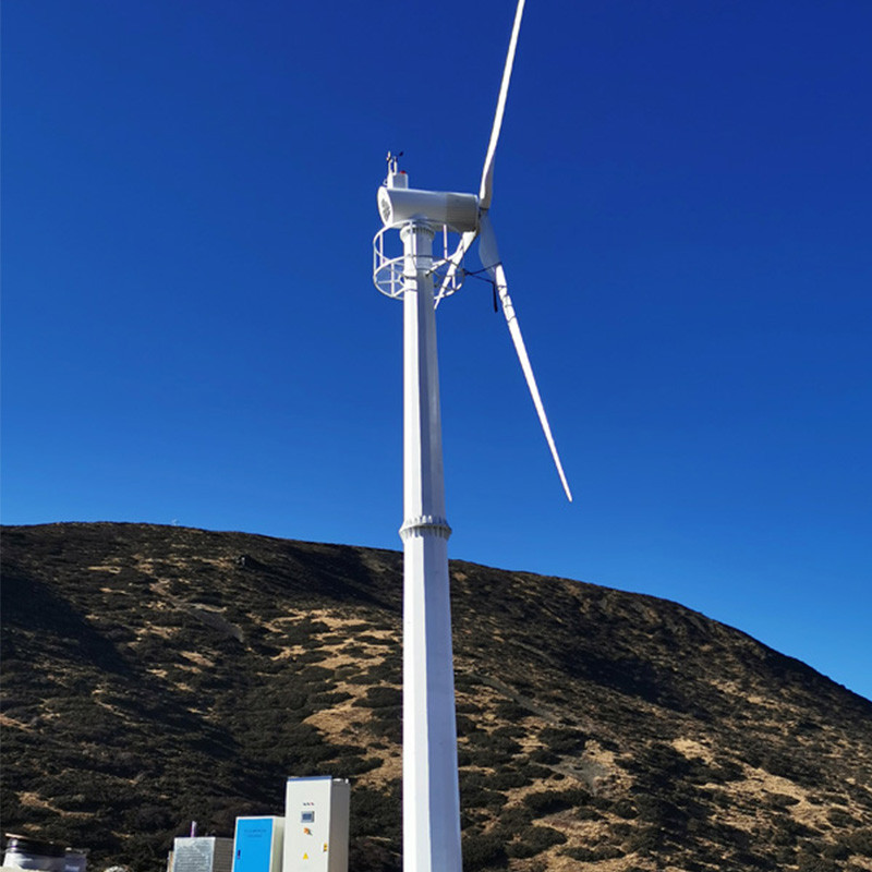 Customizable Power Horizontal Axis Wind Turbine Complete Kit with Aluminum Steel Wind Generator