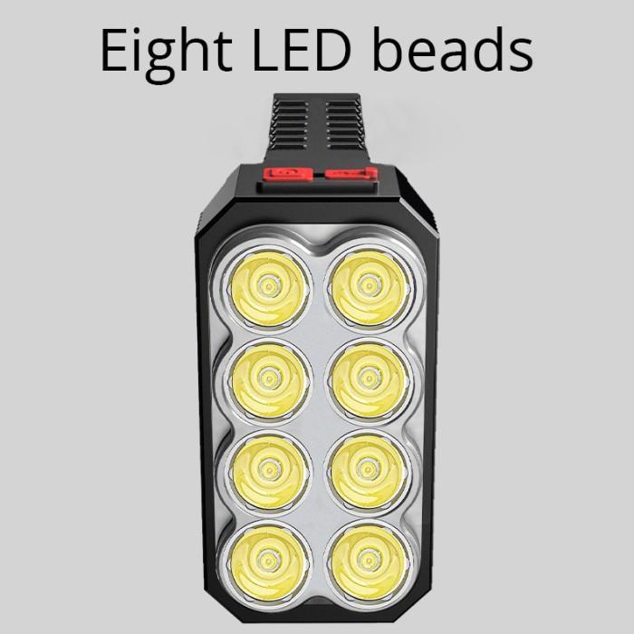 SENTER LED GAGANG 80W + 20W / SENTER LED CHARGEABLE / SENTER CAS LED