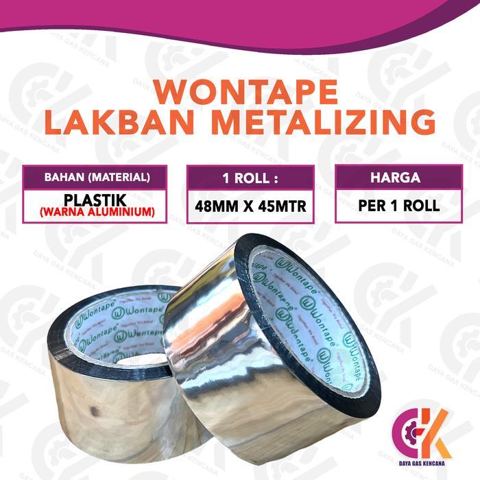 Duct Tape Metalizing // Wontape Lakban Metalising bukan Aluminium