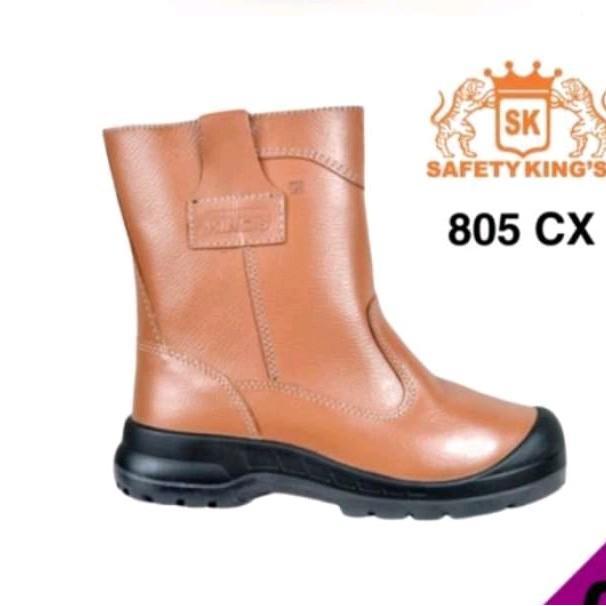 Sepatu Safety King'S Kwd 805Cx Untuk Pria Kerja - Shoes Boots Besi Terbaru 