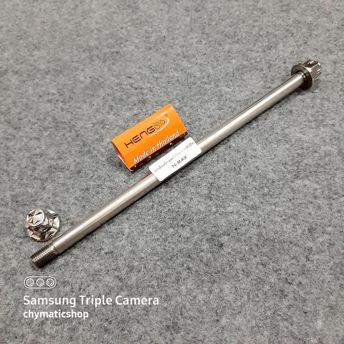 As Roda Depan Nmax Aerox Stainless 2Kunci