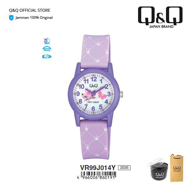 Q&Q Qnq Qq Original Arloji Jam Tangan Anak Lucu Motif Analog - Vr99 Vr99J Tahan Air Tbk