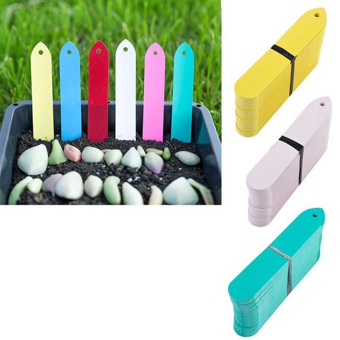 Isi 100 Lebel Tanaman Label Anggrek Tag Nama Tanaman Kertas Label Tanaman