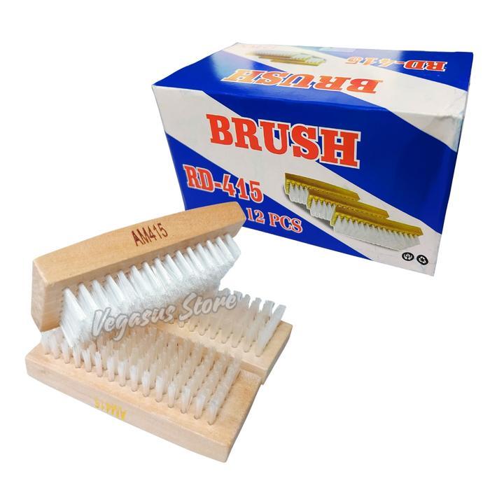 12Pcs (1Box) Sikat Cuci Baju Karpet Lantai Motor Kamar Mandi WC AM415 Kaki Laundry Brush dan lainya