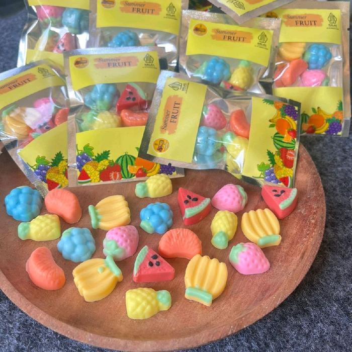 Promo COKLAT BUAH MINI KEMASAN TOPLES LUCU COKLAT KARAKTER