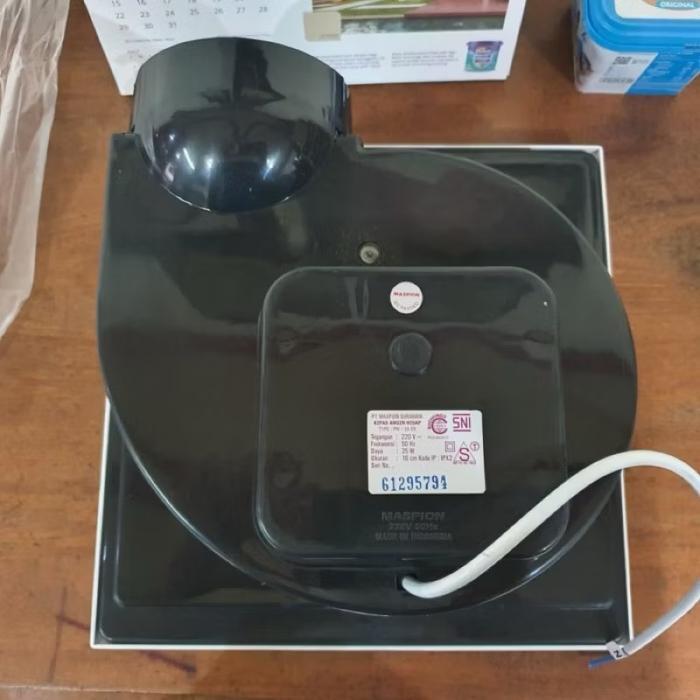 "New" Maspion MV16EX Exhaust Fan Plafon / Heksos / Kipas Angin Hisap Dapur Kamar Mandi Kamar Tidur