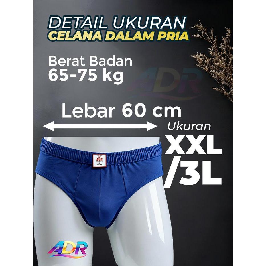 (12 Pcs) Celana Dalam Pria Dewasa // Celana Dalam Pria Dewasa Lembut Nyaman // Celana dalam