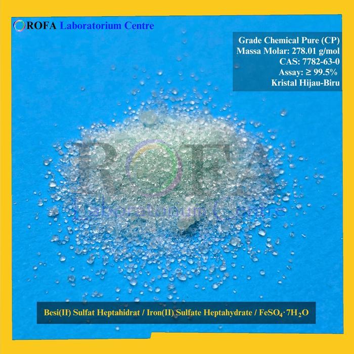 Besi(II) Sulfat Heptahidrat / Iron(II) Sulfate Heptahydrate / FeSO4.7H2O Pro Analisis