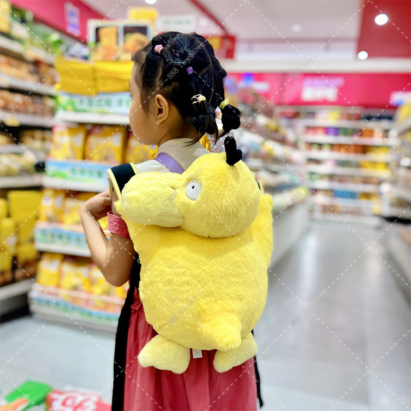 Pokemon Plush Gengar Backpack Toys Cute Psyduck Charizard Gengar Mimikyu Snorlax Ho-Oh Piplup