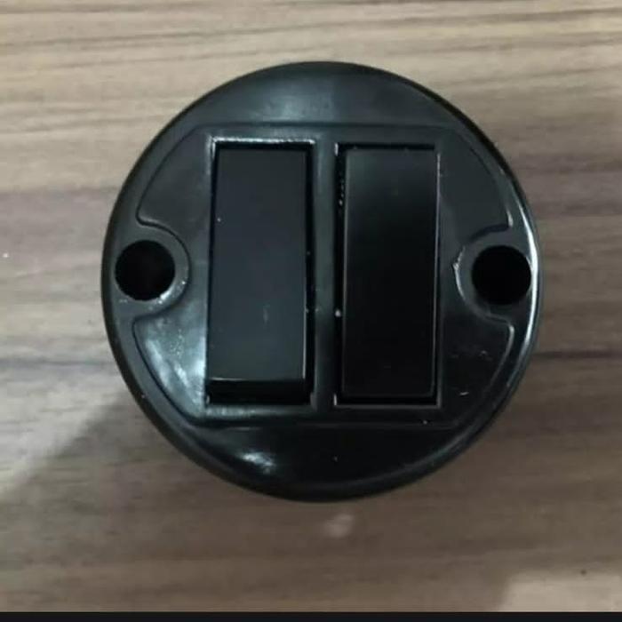 Murah saklar seri broco OB hitam model jadul/saklar seri bulat broco hitam