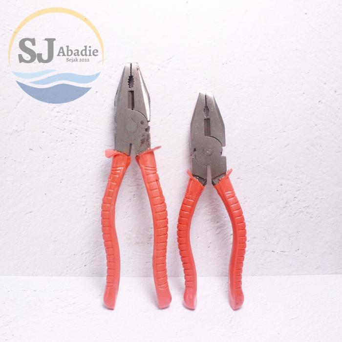 DIAMOND Tang Karet Kombinasi Gagang Karet 6 7 8 Inch Combination Pliers SJ ABADIE