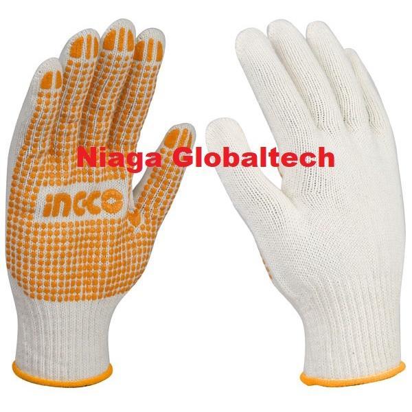 INGCO HGVK05 SARUNG TANGAN BINTIK PUTIH SARUNG TANGAN PROYEK INGCO