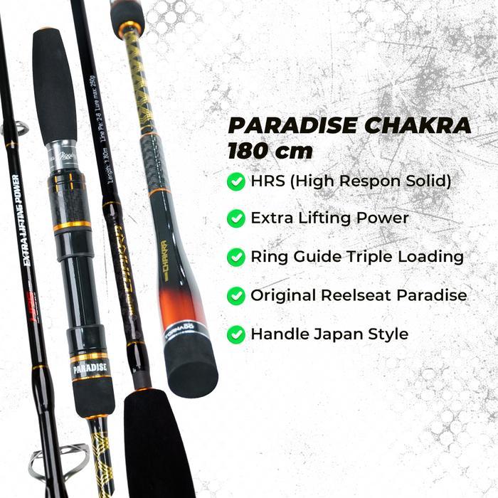 Paradise Jig Set [Free Paradise Gladiator] - Joran Set Jigging Paradise Chakra + Metal Jig Series