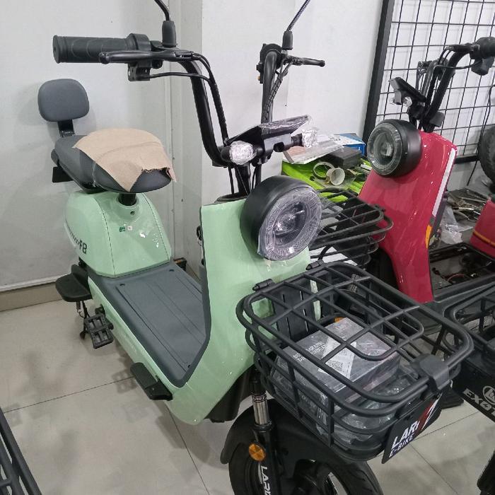 Sepeda Listrik Larizz F8 ( sepeda listrik ) - Biru Tua