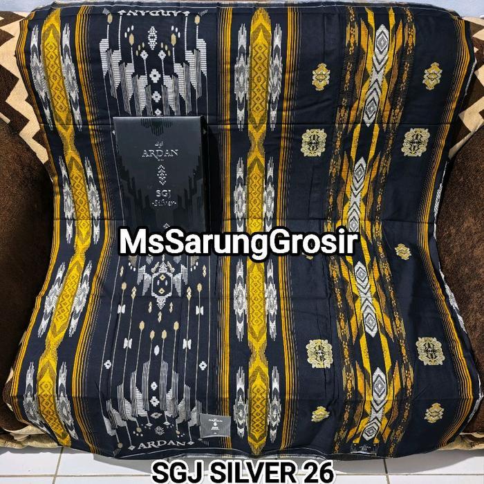 Sarung Ardan SGJ Gold khusus putih dan hitam Rayon Tebal Gratis Ongkir
