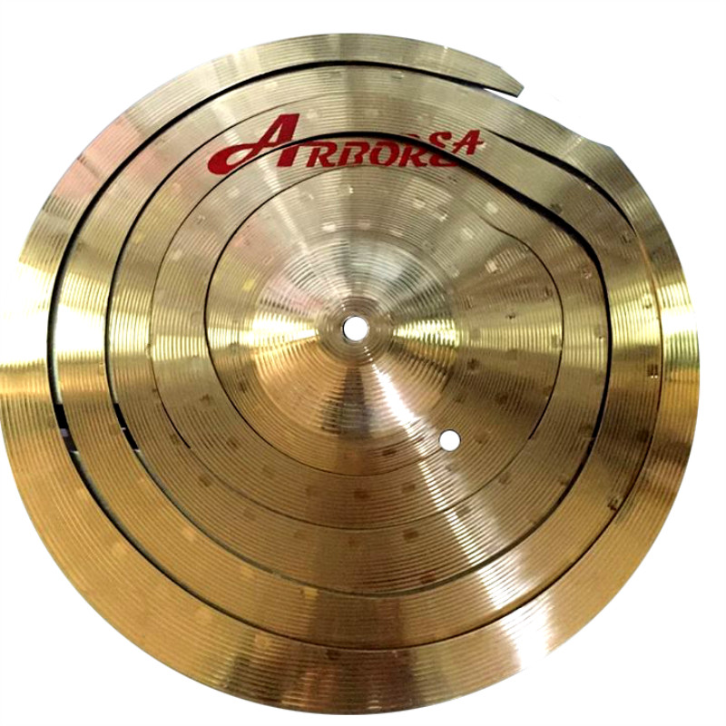100% Handmade Arborea Effect Cymbal 12" Spiral Cymbal B8 Material