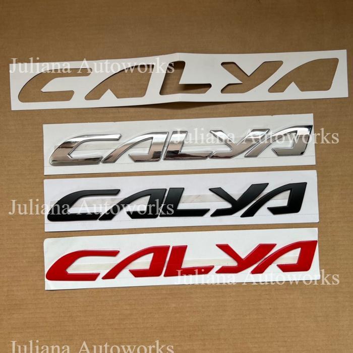 "New" Emblem Kap Mesin Mobil Innova Calya Sigra Rush Terios Veloz Almaz Ertiga Fortuner Pajero Sport