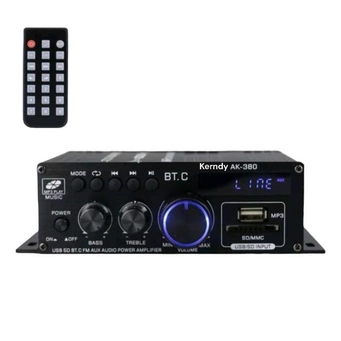 Amplifier Bluetooth Mobil Audio Power New Ak380