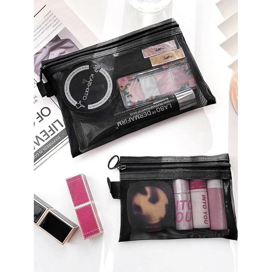 Kantong Jaring Kosmetik Tas Penyimpanan Tas /tas kosmetik/tas alat mandi/Perlengkapan Mandi Tas