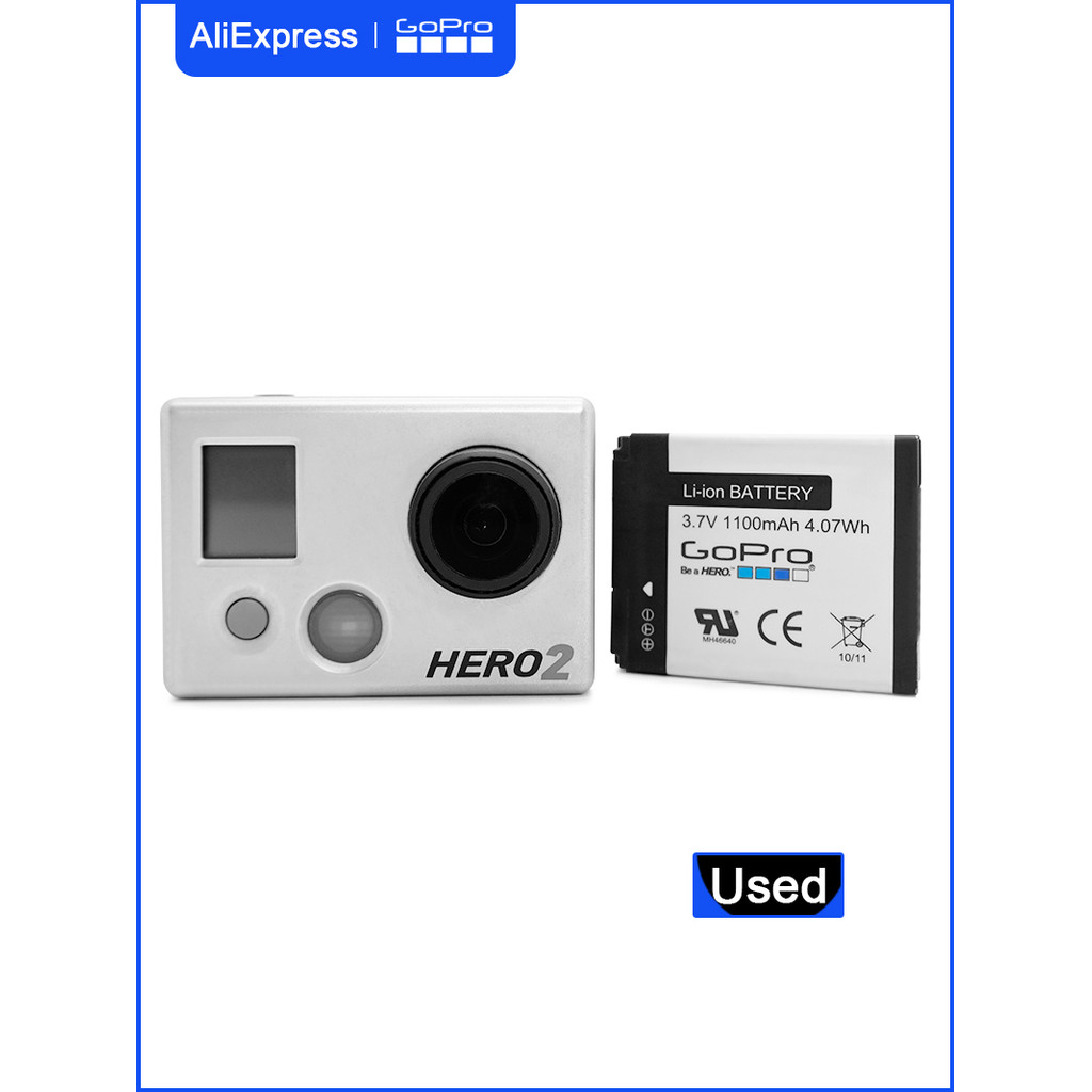 (Used) GoPro HD HERO2 Second generation entry level ultra wide angle Sports Camera Go Pro HD vlog