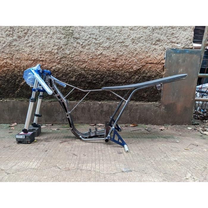 Frame Kerangka Sasis Batangan Rangka Drag Nouvo Pnp Mesin Mio 201M 500M 1000M - Pnp Mounting 3cm