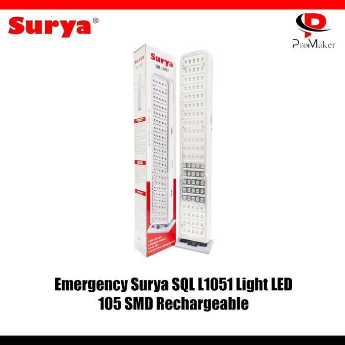 Philips - Emergency Surya Sql L1051 Light Led 105 Smd Rechargeable Original Sni