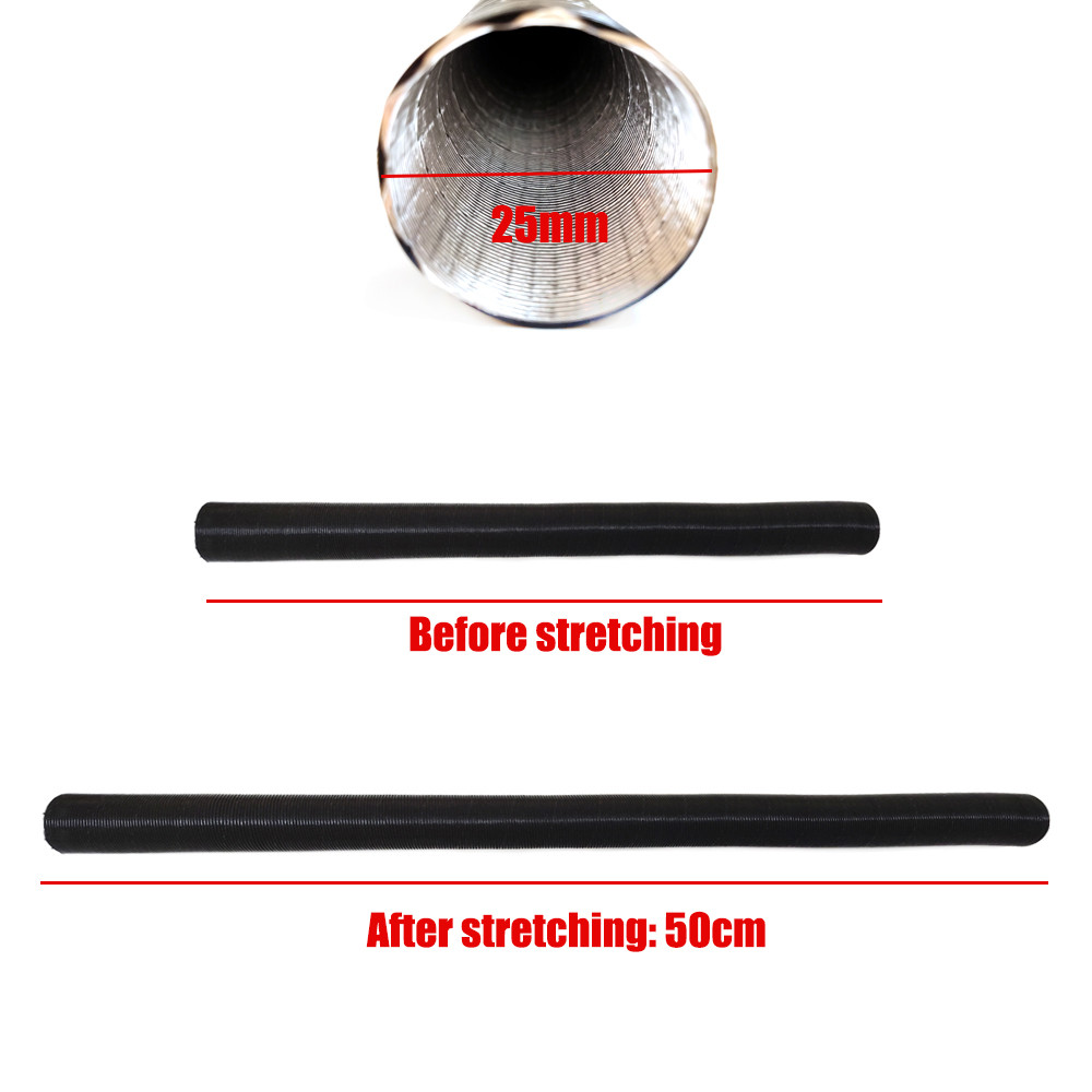 25mm Air Diesel Parking Heater Intake Filter Silencer Intake Pipe Heater Tube Filter For Webasto