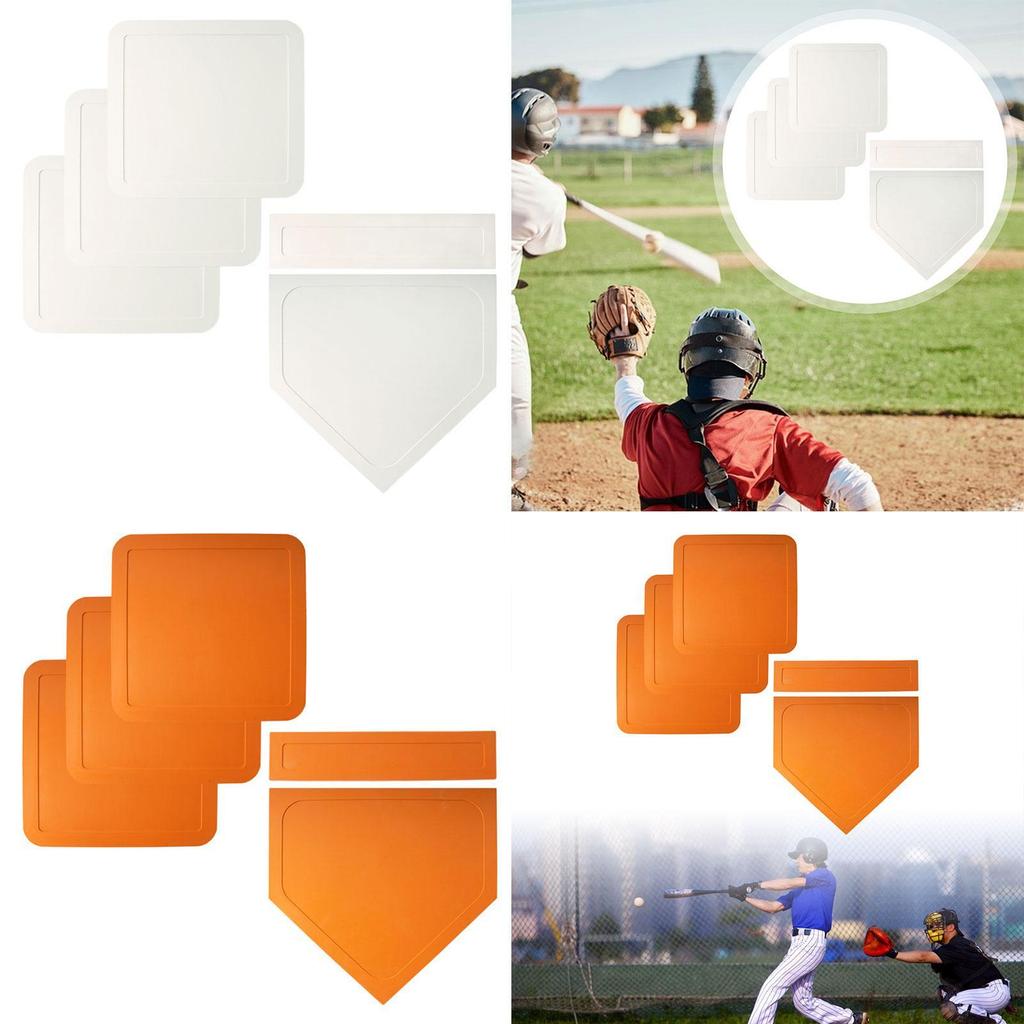 Throw Down Bases Baseball Softball Bases Set for Kickball Baseball Field