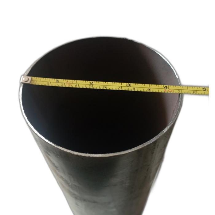 Pipa Besi Hitam 4 Inch Tebal 2 mm Panjang 120 Cm