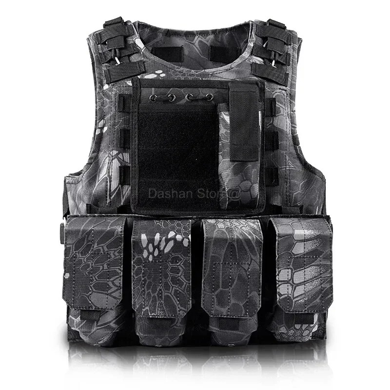 Tactical Vest Airsoft Assault Vest Equipment Outdoor Clothing Hunting Multifunctional Camouflage