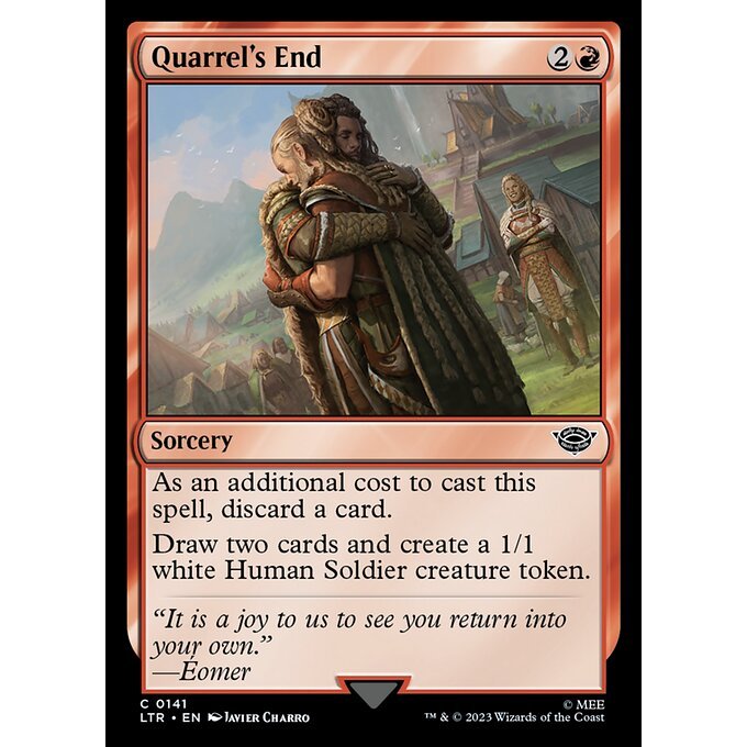 MTG LTR C 0141 Quarrel's End | Magic: The Gathering, Universe Beyond - The Lord of the Rings: Tales 