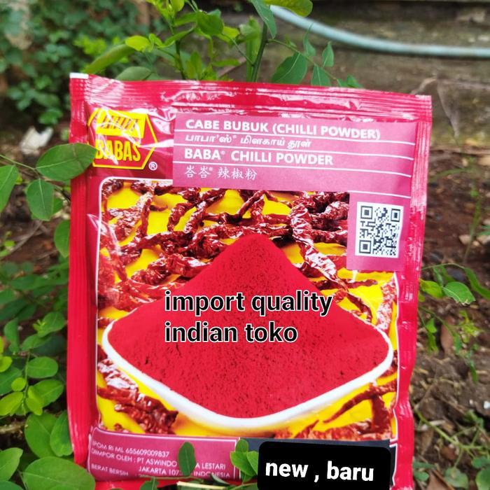 Best Seller Babas Chilli Powder/ Bubuk Cabe Import 250 Gram Original