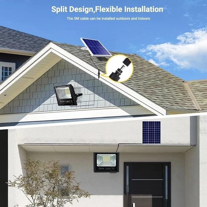 Lampu Tenaga Surya Lampu Solar Panel Lampu Solar Cell Lampu Outdoor Lampu Sorot Solar Cell Super